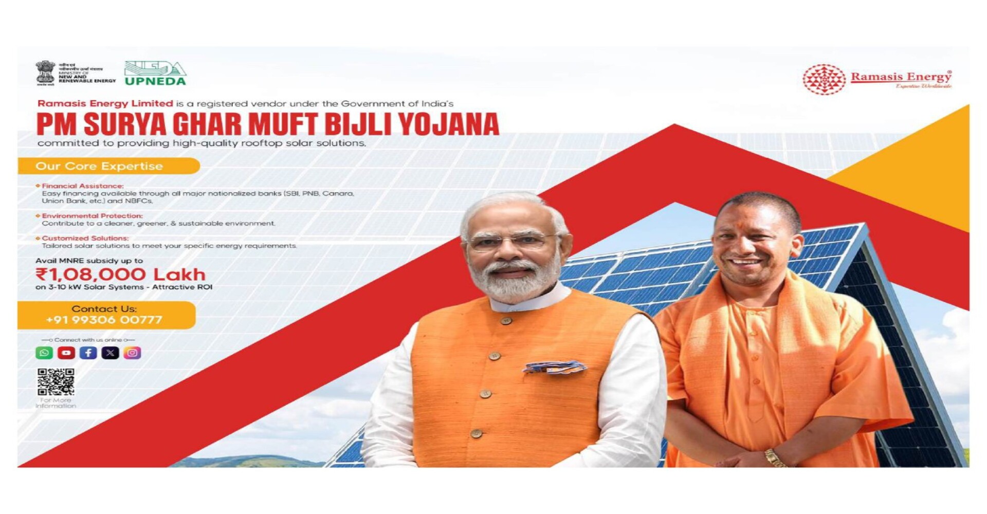 3kW PMSGY Solar Power Plant Installation by Ramasis Energy